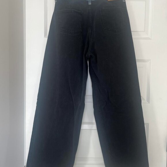 The Frankie Shop Hayla Contrast Denim Pants - Picture 4 of 9